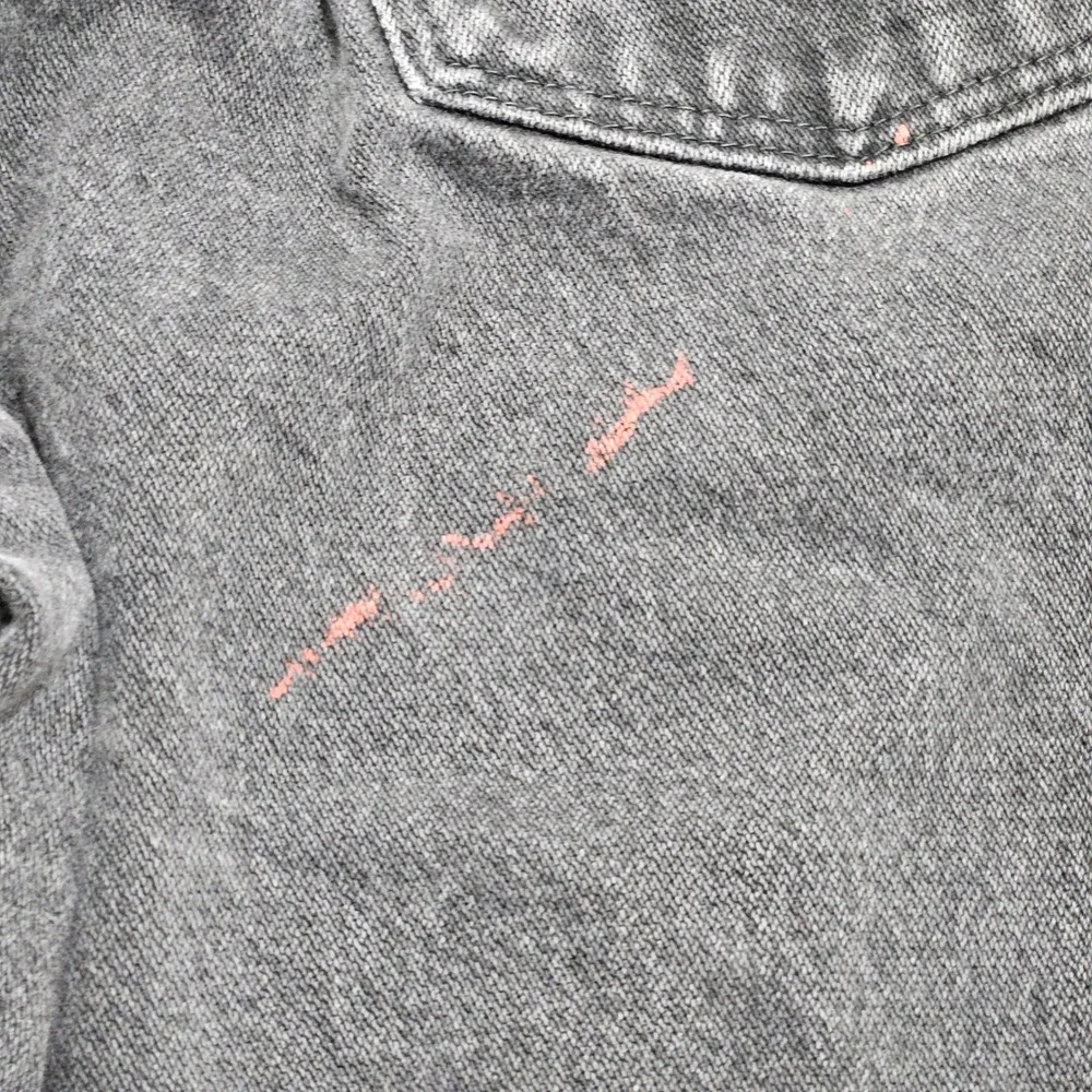 Vintage Wrangler 13MWZ Jeans Mens 32x34 (fits 32x27.5)‎ Black Paint Splatter *